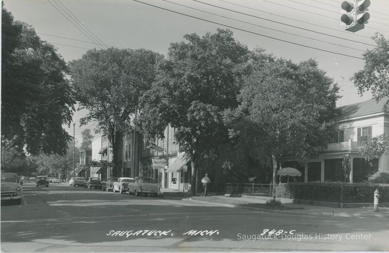          Street View of Saugatuck Postcard
   