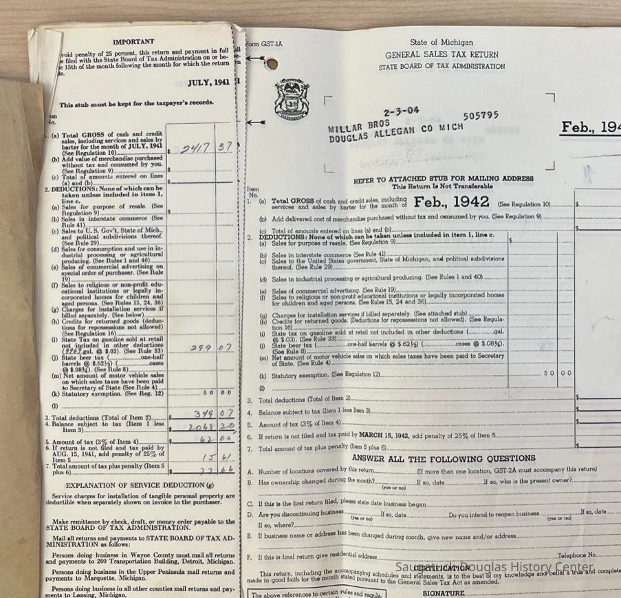 Sales Tax report forms picture number 1