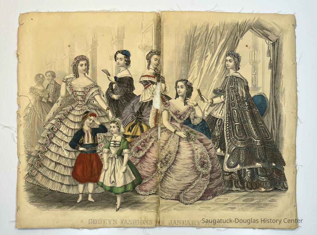 Godey's, January 1862