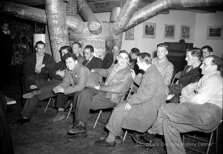          World War Two Vets, Organizing Jones-Woodall Post of Veterans of Foreign Wars at the River Guild in Douglas, 1946
   