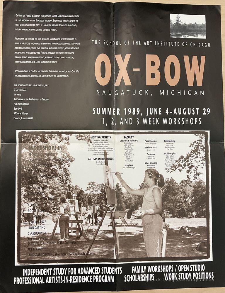          Ox-Bow Summer 1989 Workshops picture number 1
   