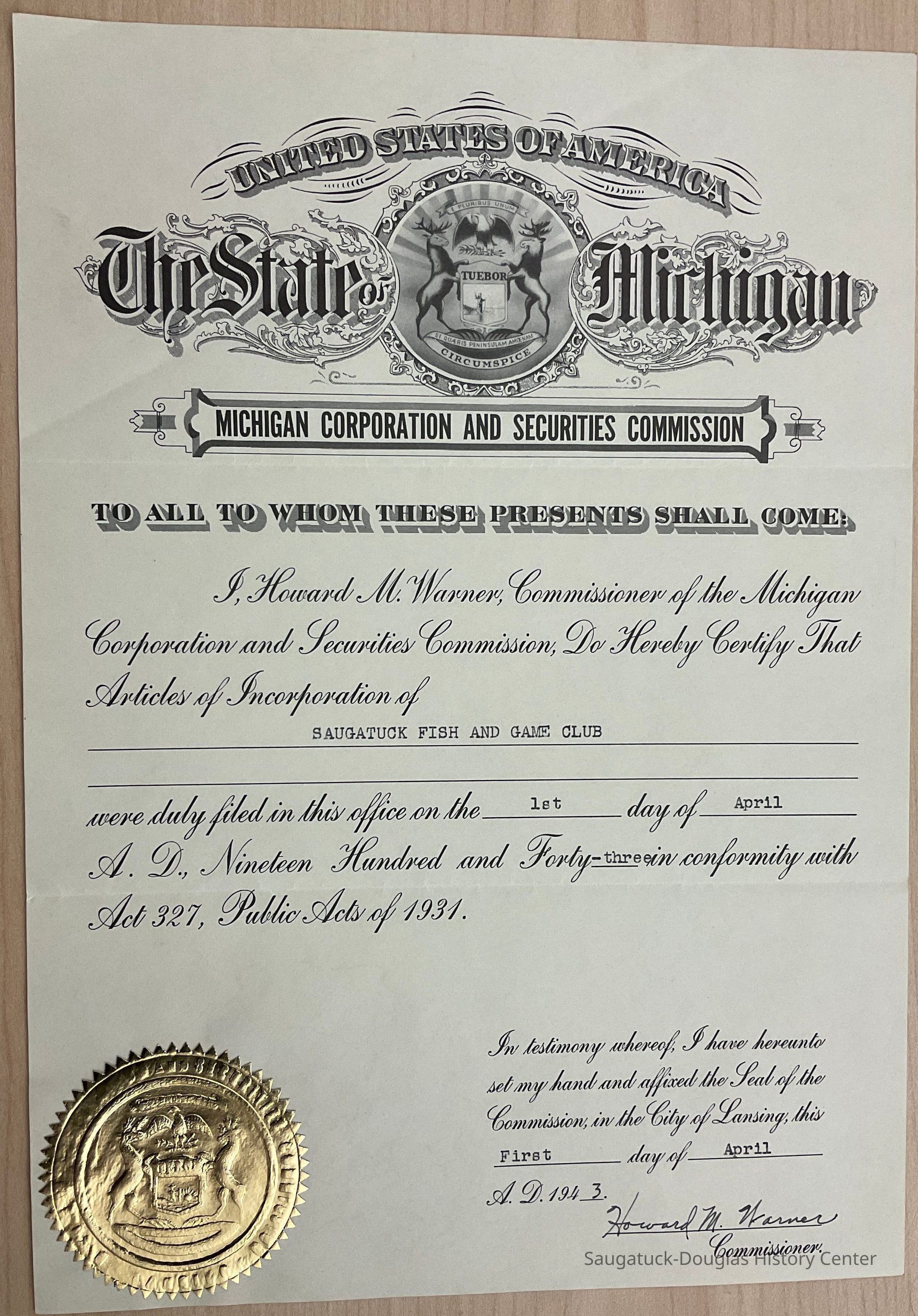          Certificate of Incorporation picture number 1
   