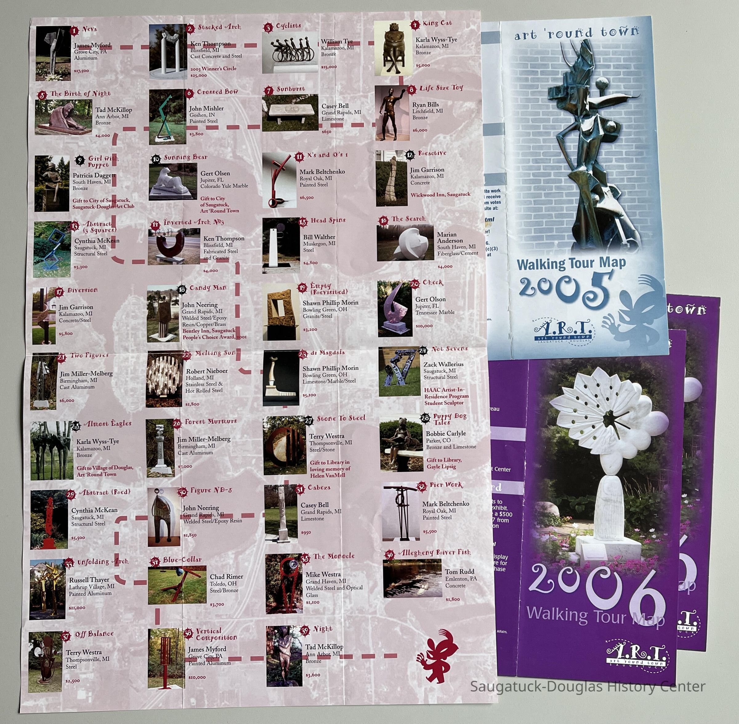 Art 'Round Town map brochures picture number 1