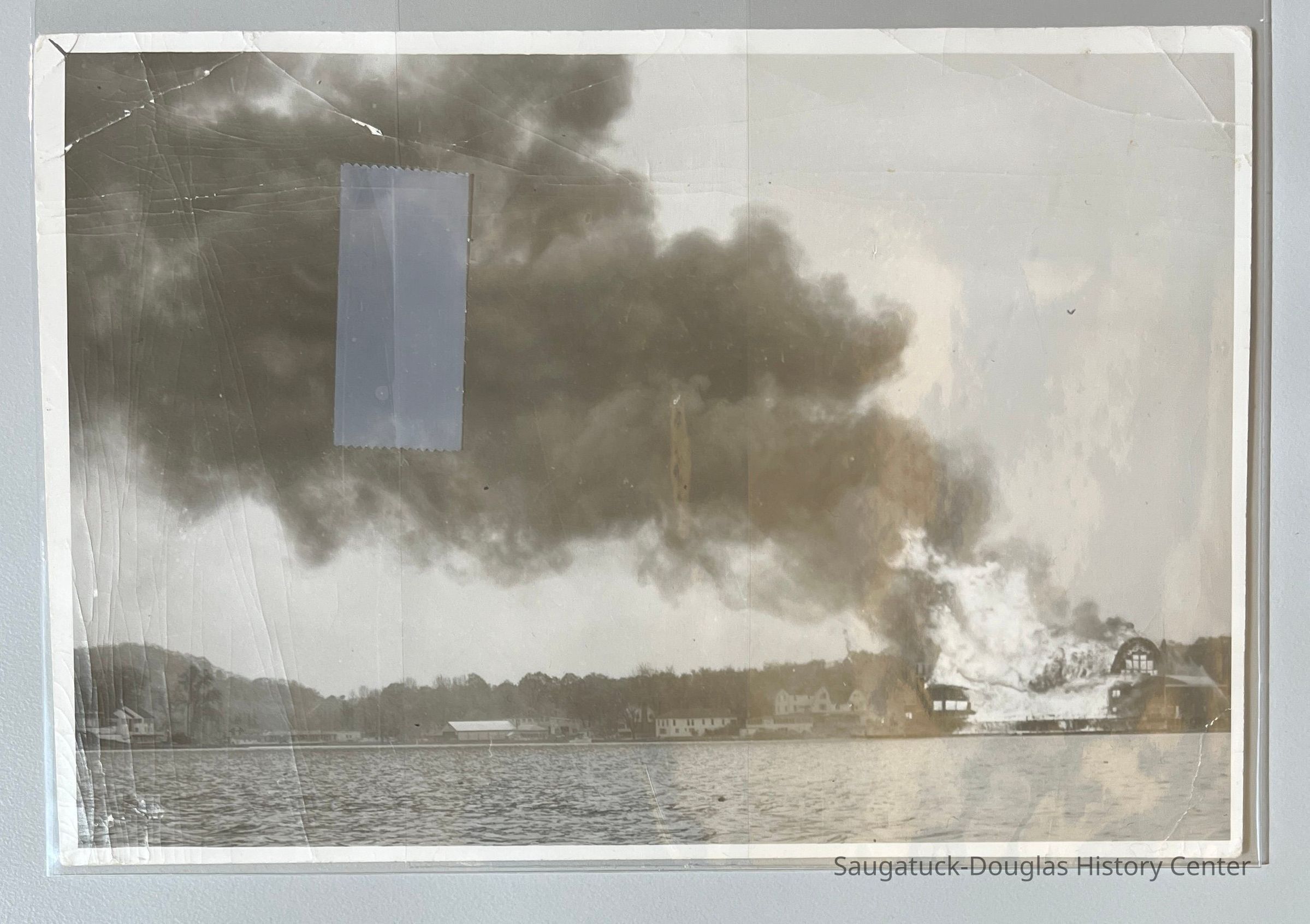 Big Pavilion on fire picture number 1