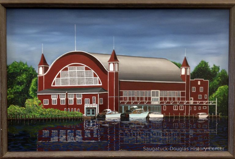          Oil painting of the Big Pavilion
   