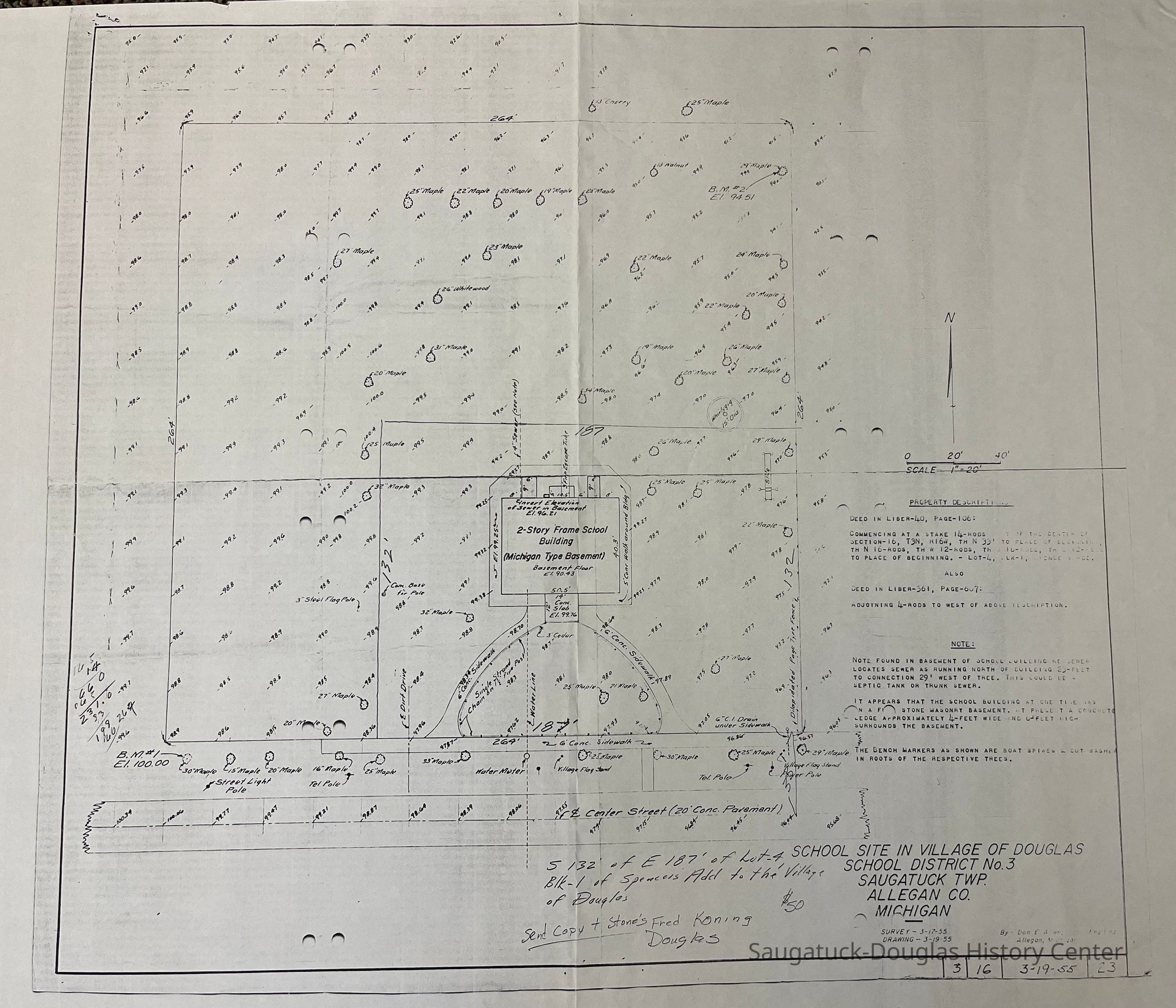          Site drawing, Douglas Union School property picture number 1
   