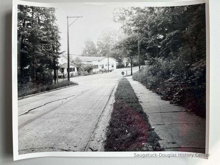          Allegan Street hill toward Lake Street, 1967 picture number 1
   