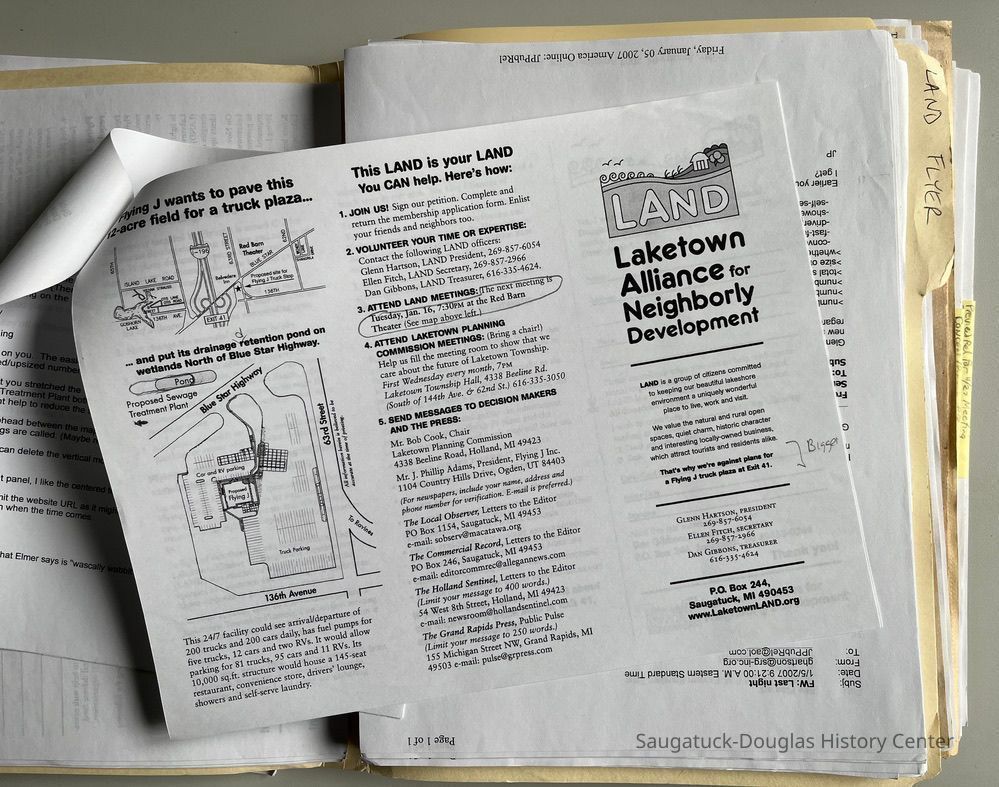          Draft LAND trifold brochure
   