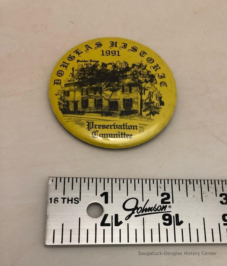          Douglas History Preservation Committee pin
   