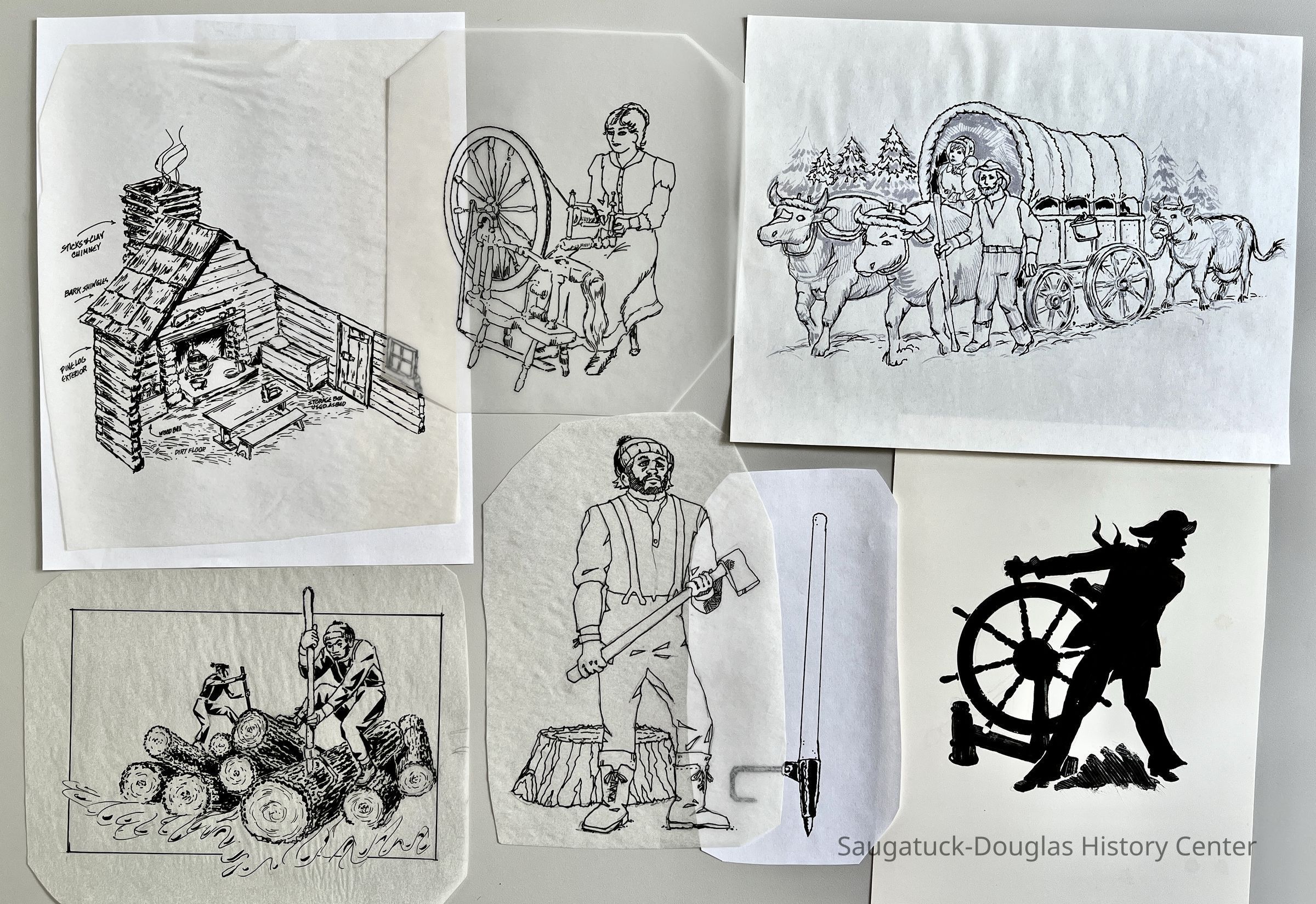 Carey history books and art picture number 1