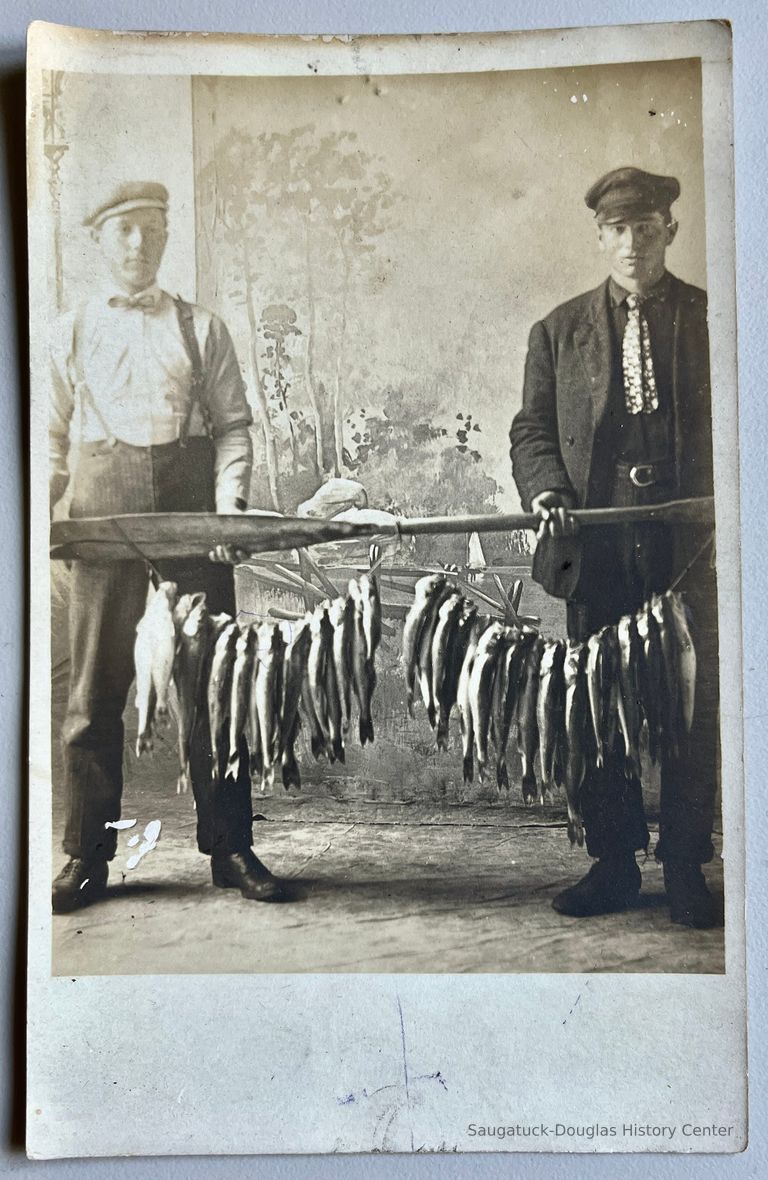          Fishermen and their catch, James M. Brown picture number 1
   