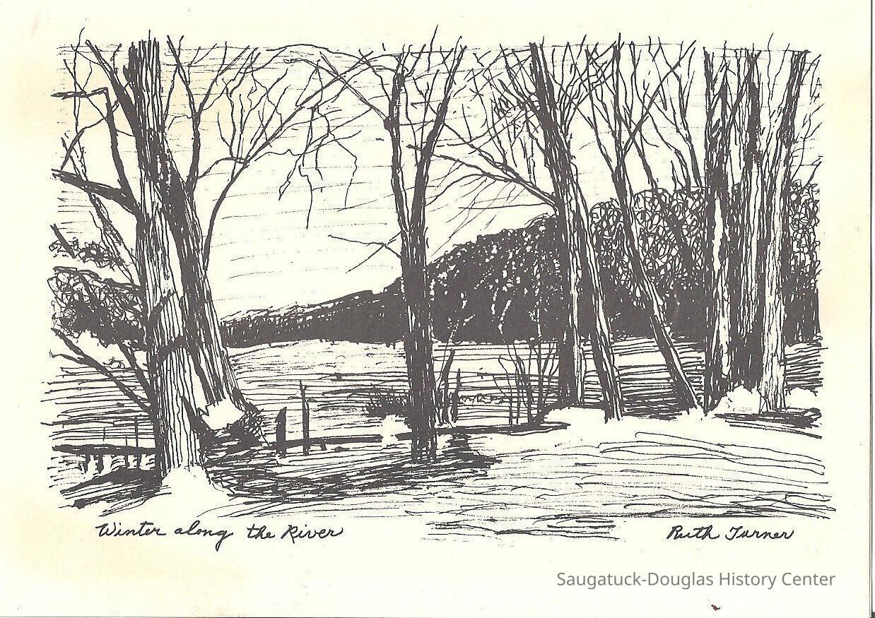 Ruth Turner winter scene; Origsize: 4.5x6.25; Origformat: Other