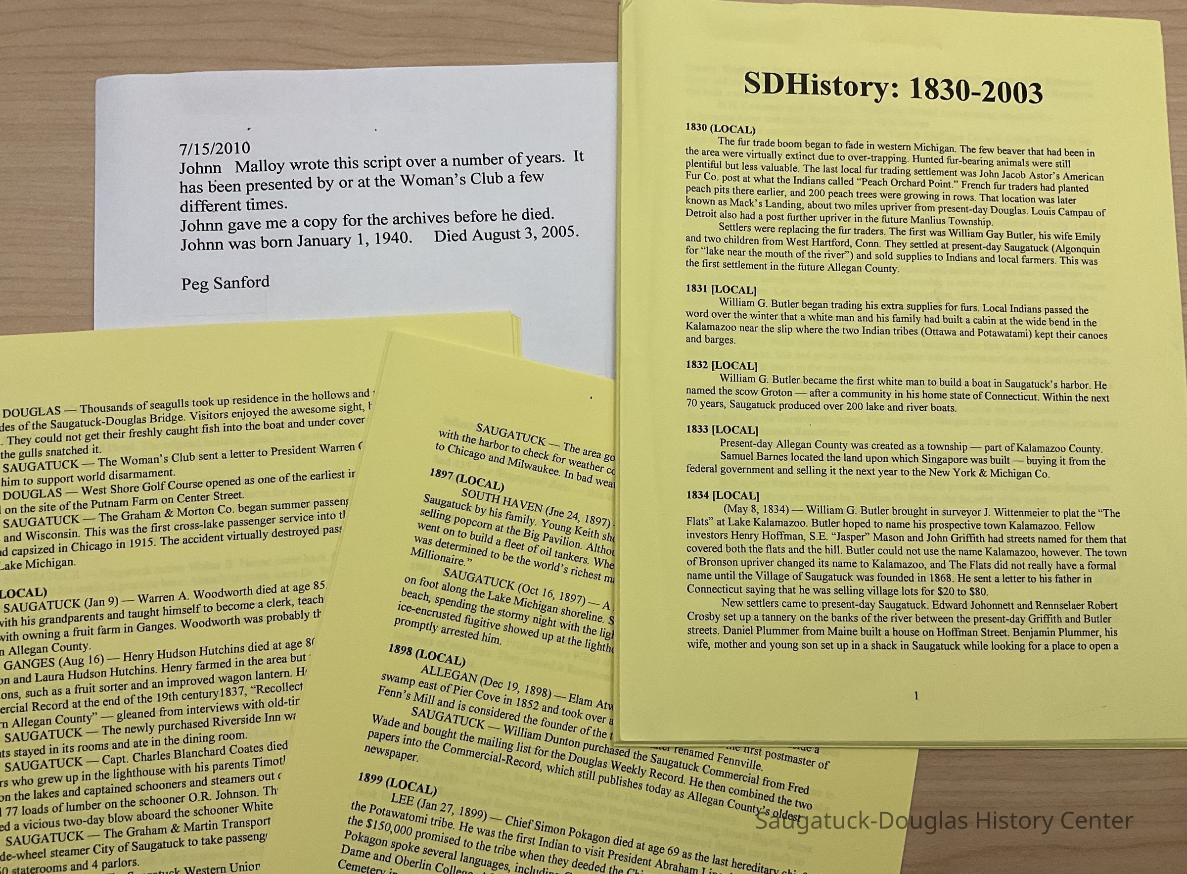 Saugatuck Douglas History 1830-2003 picture number 1
