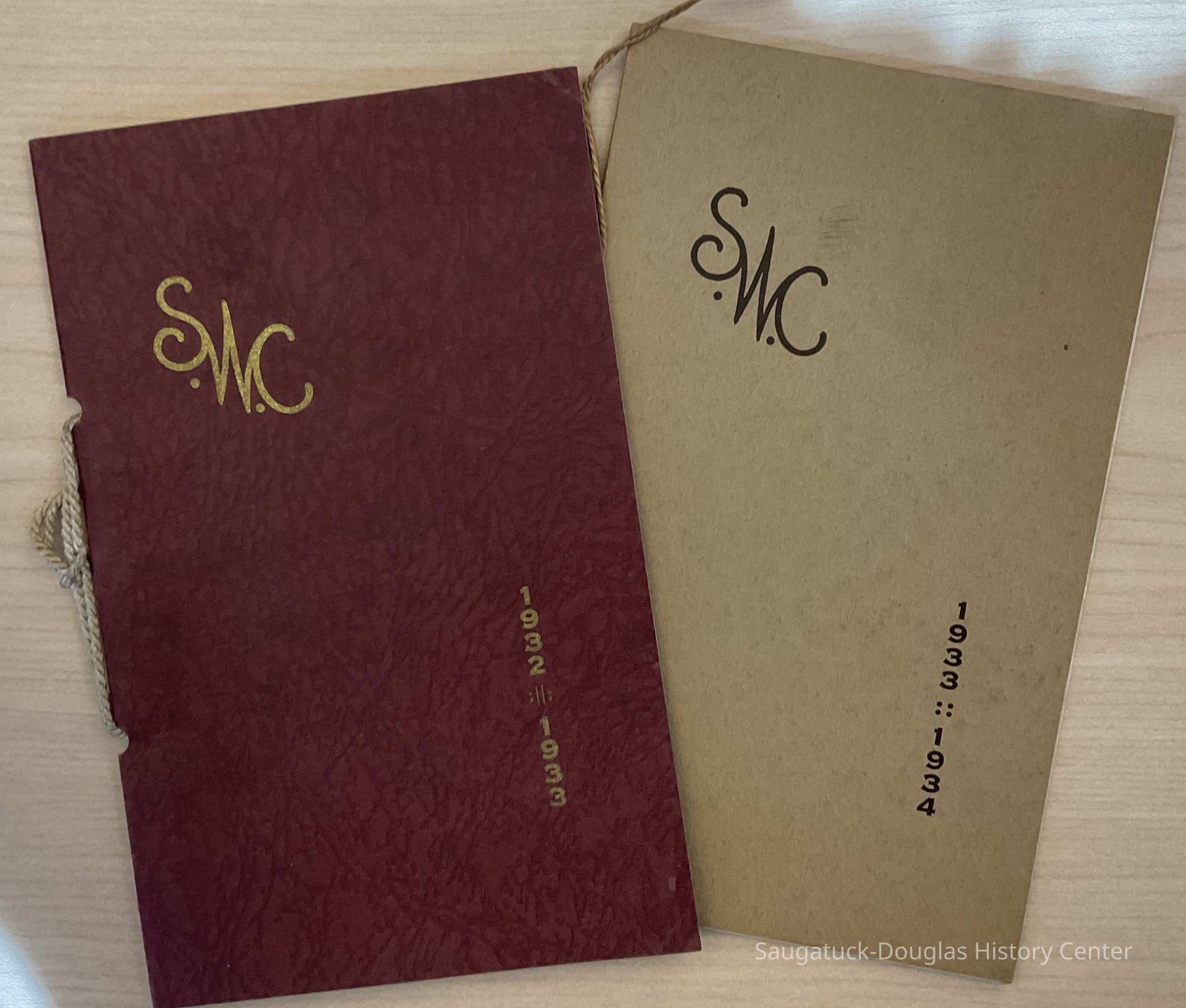         Saugatuck Womans Club yearbook/membership booklets 1932-33 & 1933-34 picture number 1
   
