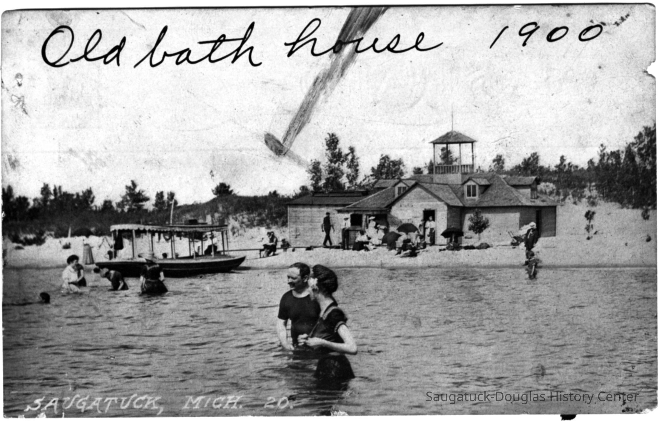 L._Mich_bathhouse_1900.jpg 531KB - Erik Peterson donation/Digital file on Jack Sheridan Drive 2021.72.02; Old Bath House 1900 -