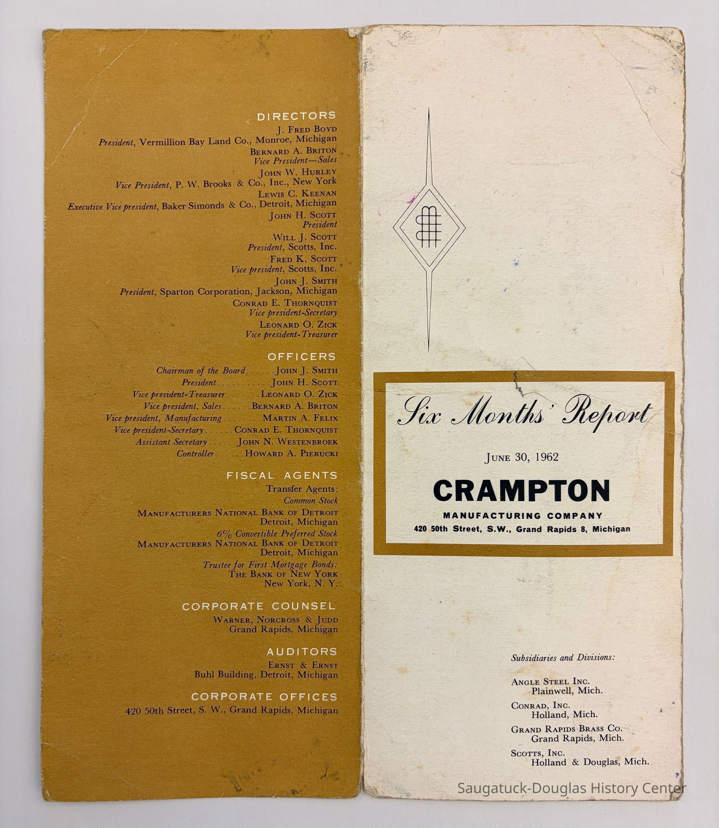          Crampton Manufacturing Six Months Report picture number 1
   