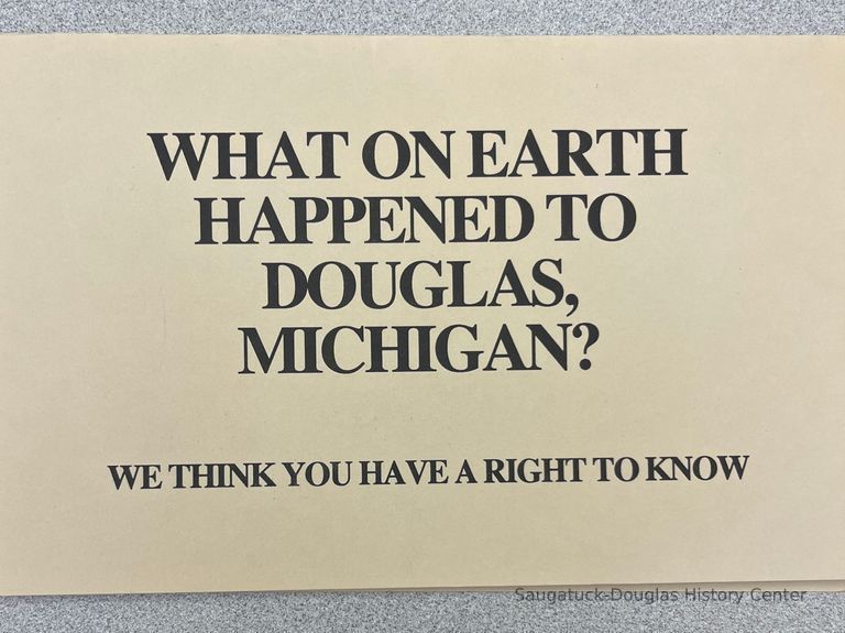          What on Earth Happened to Douglas Michigan ...We think you have a right to know picture number 1
   