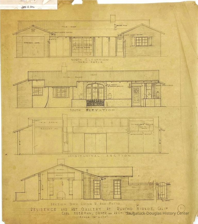          Residence And Art Gallery At Rancho Mirage, Calif. (possible Hoerman) picture number 1
   