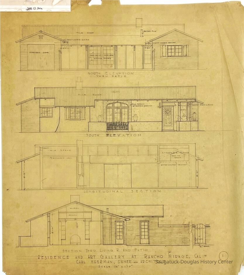          Residence And Art Gallery At Rancho Mirage, Calif. (possible Hoerman) picture number 1
   