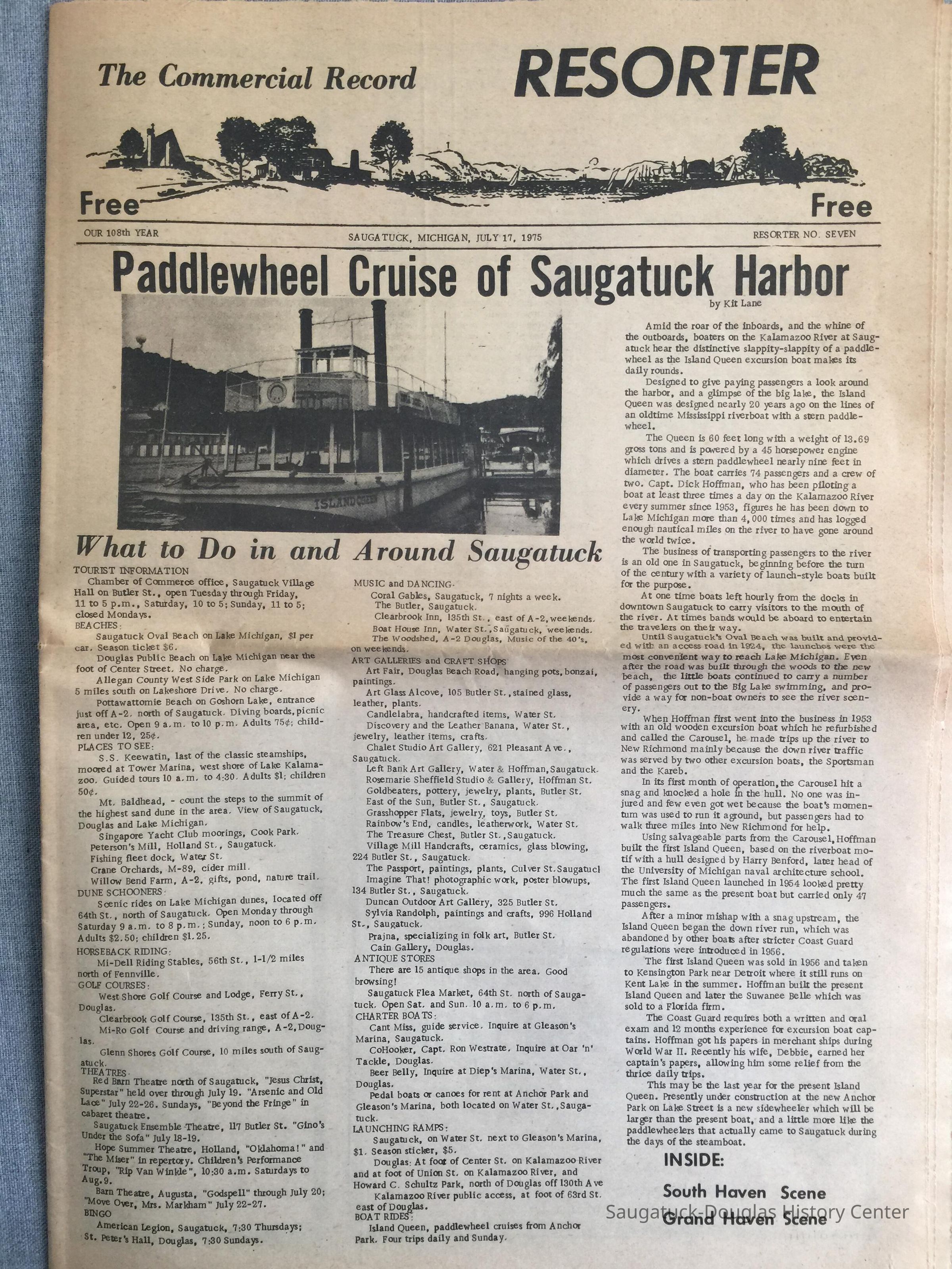 Commercial Record Resorter July 17, 1975 picture number 1