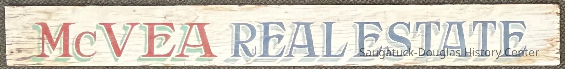 McVea Real Estate sign picture number 1