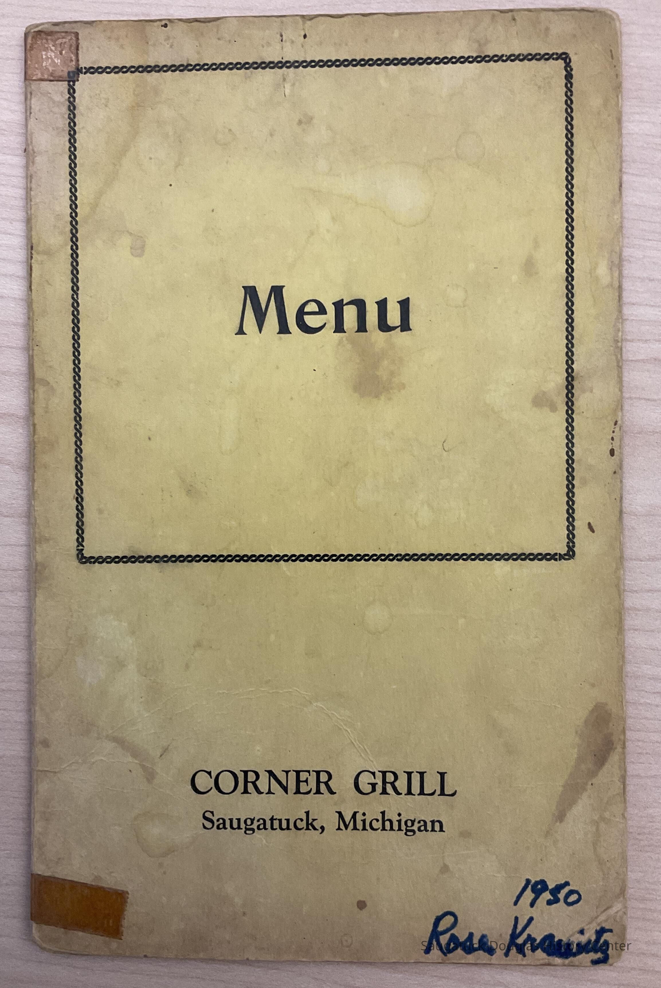          Corner Grill Menu picture number 1
   