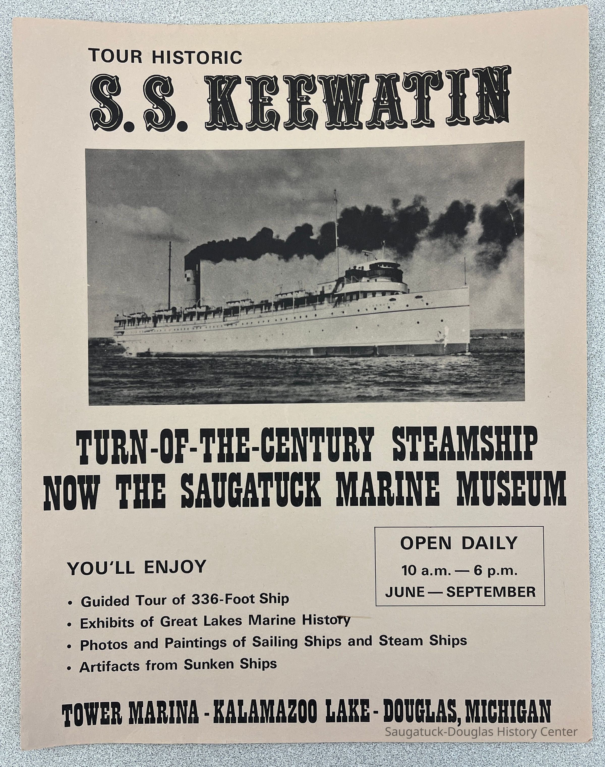 Tour Historic S.S. Keewatin picture number 1