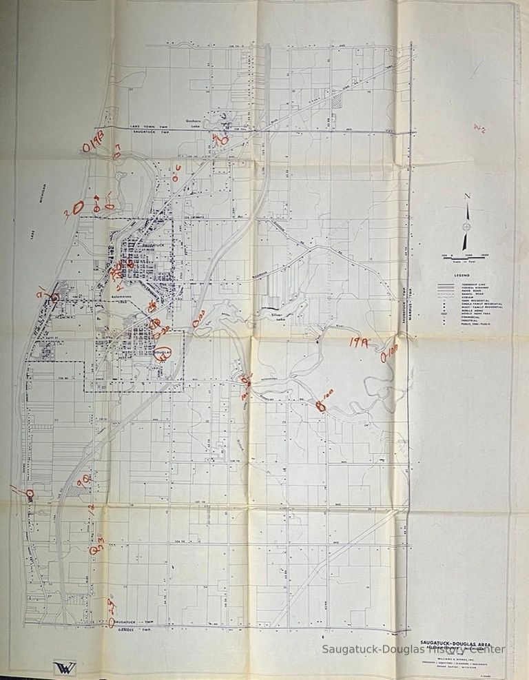          Saugatuck-Douglas Area Map 1975 picture number 1
   