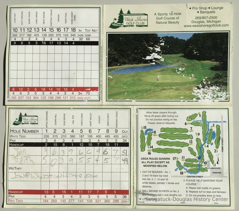          West Shore Golf Club scorecard picture number 1
   