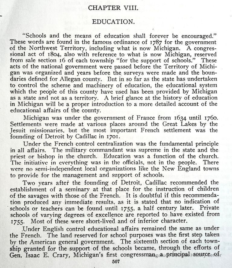          Allegan Co. education 1907 picture number 1
   