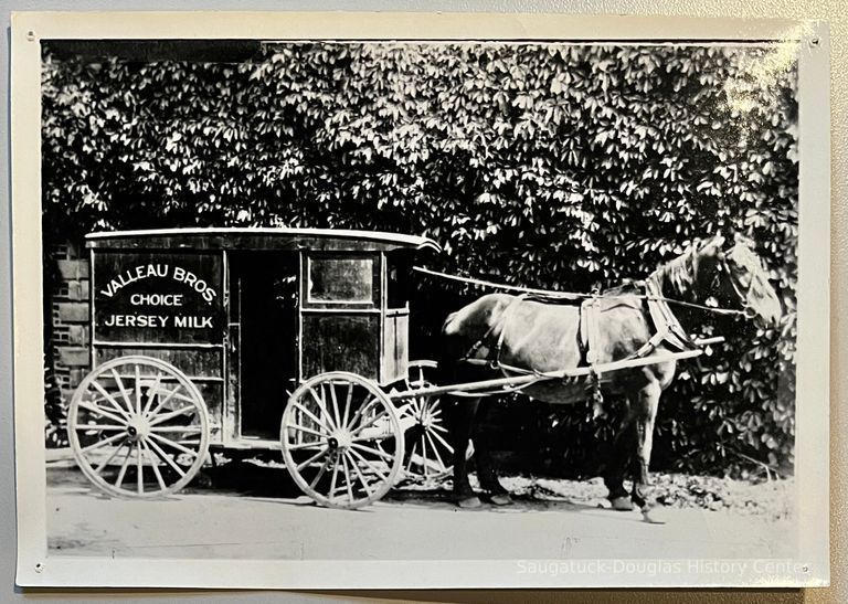          Valleau Bros. milk wagon picture number 1
   