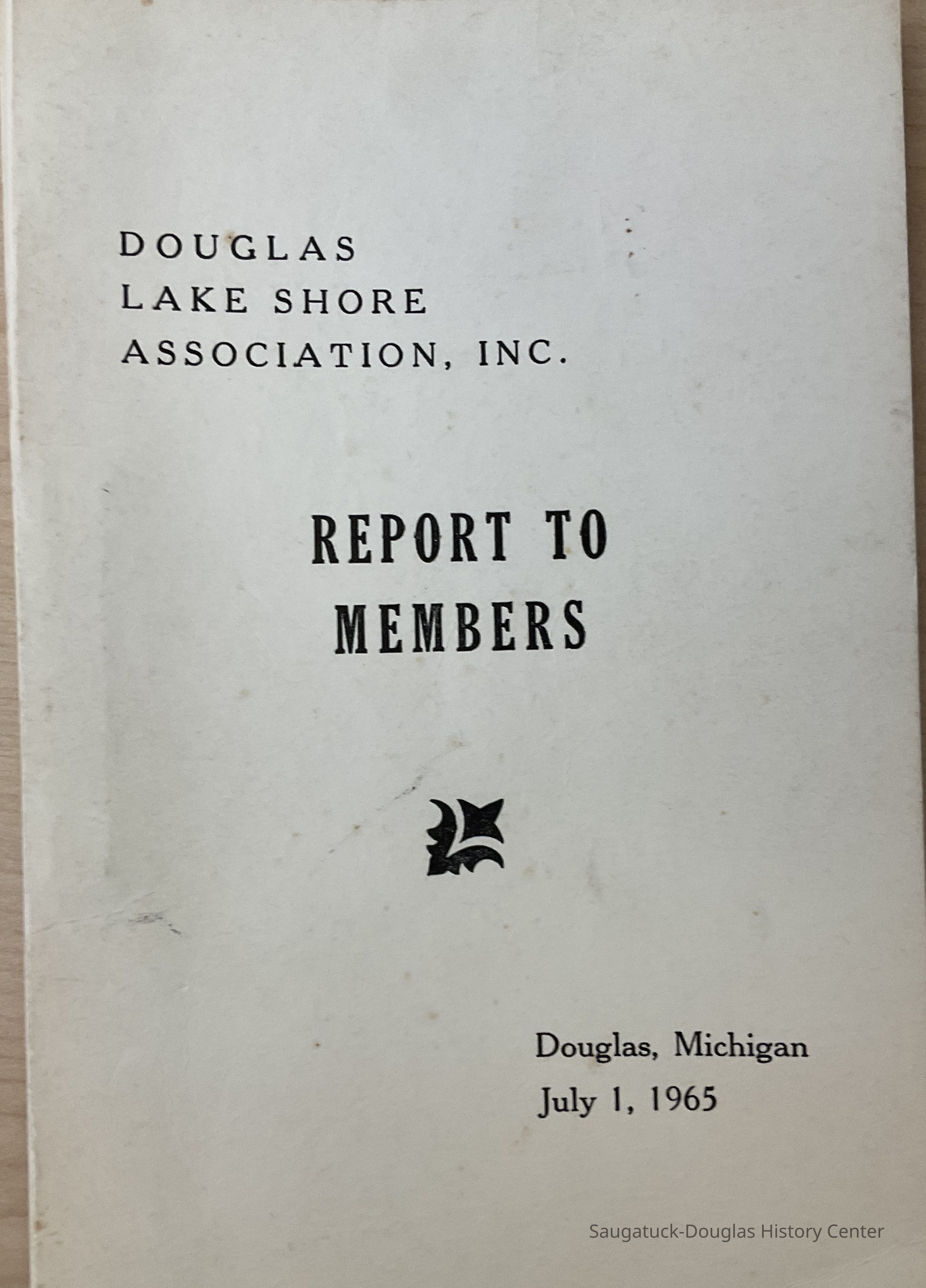Report to Members, July 1, 1965 picture number 1