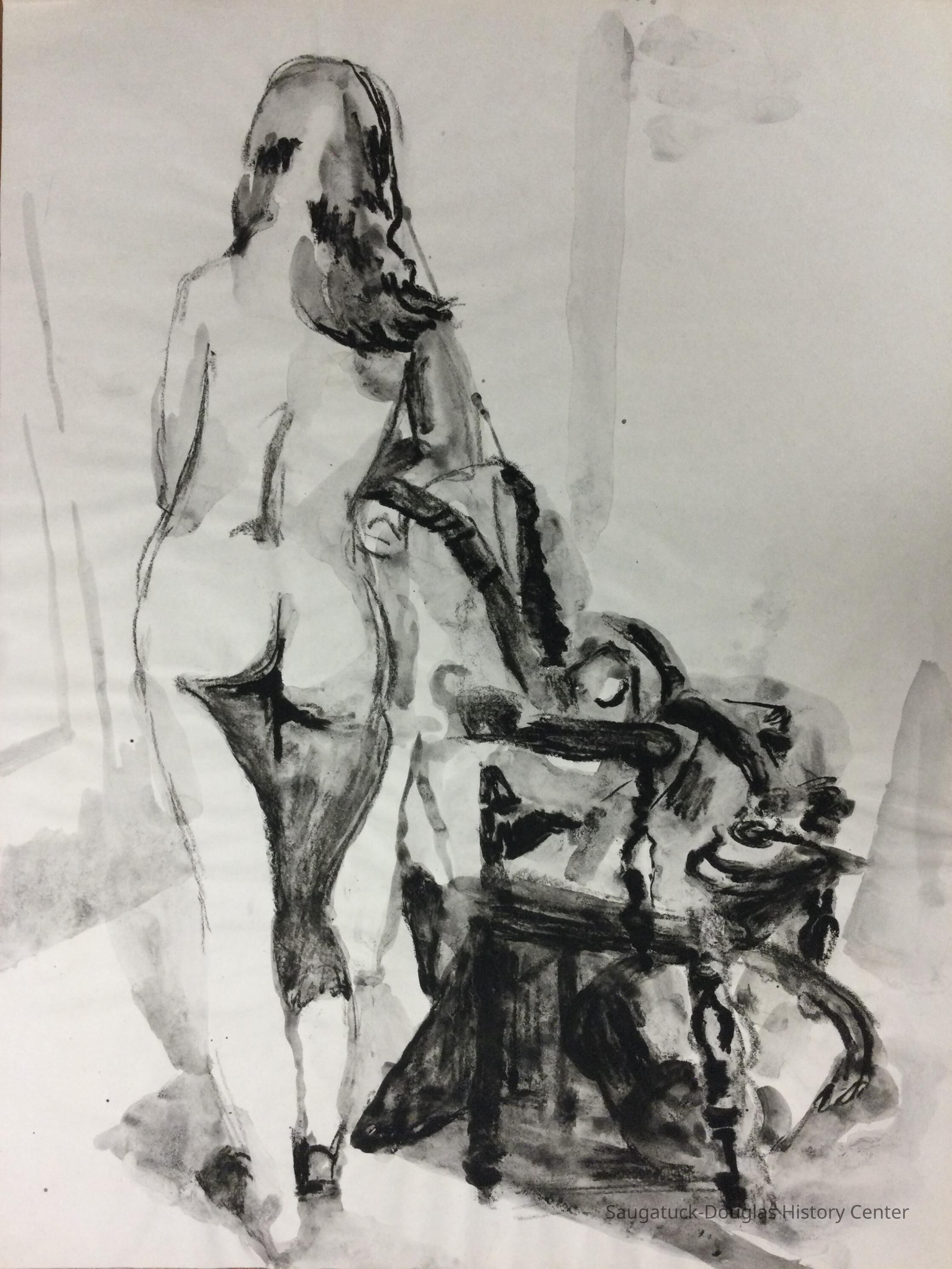 Two Nudes in Watercolor picture number 1