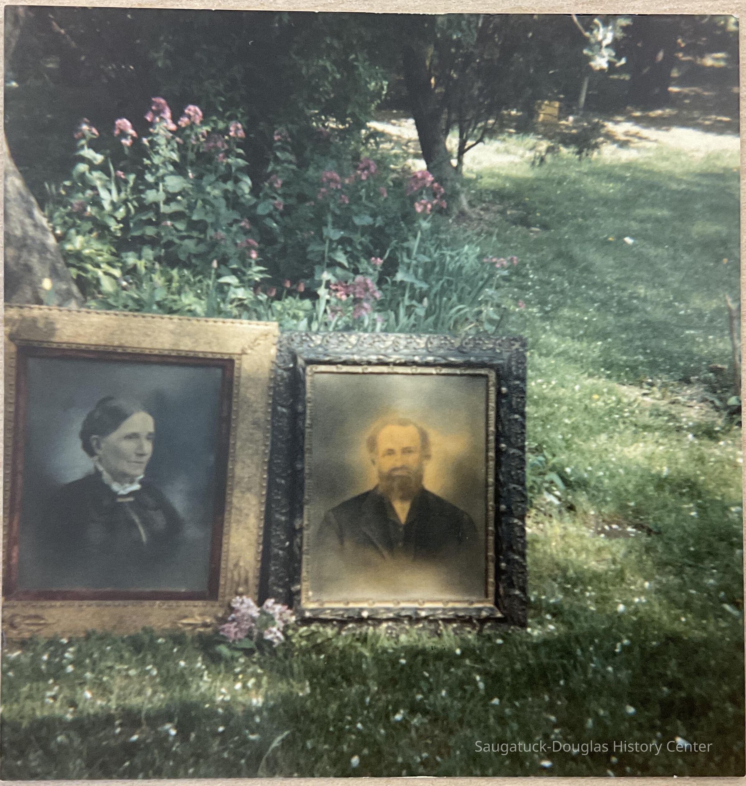          Snapshot of two portaits on a lawn picture number 1
   