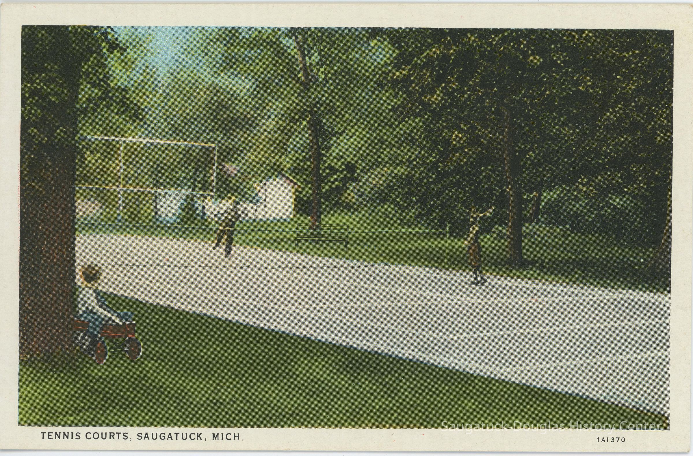 Tennis Court Postcard 1A1370