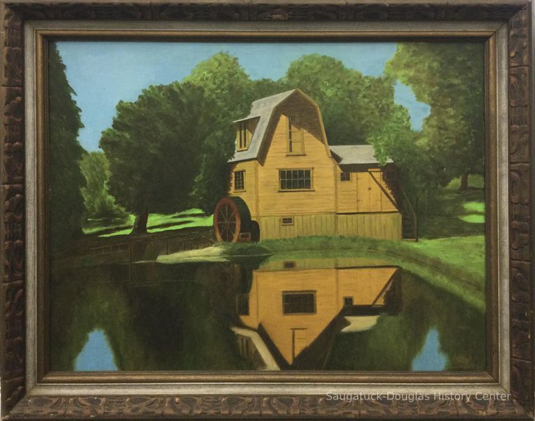          Painting of Peterson Mill
   