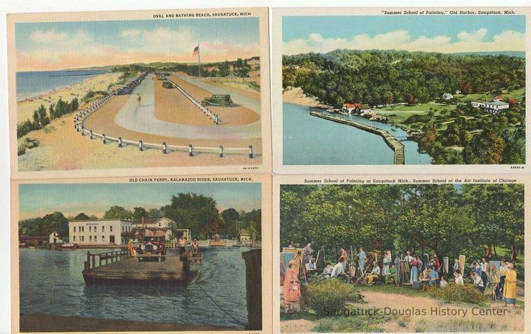          postcards  of Saugatuck
   