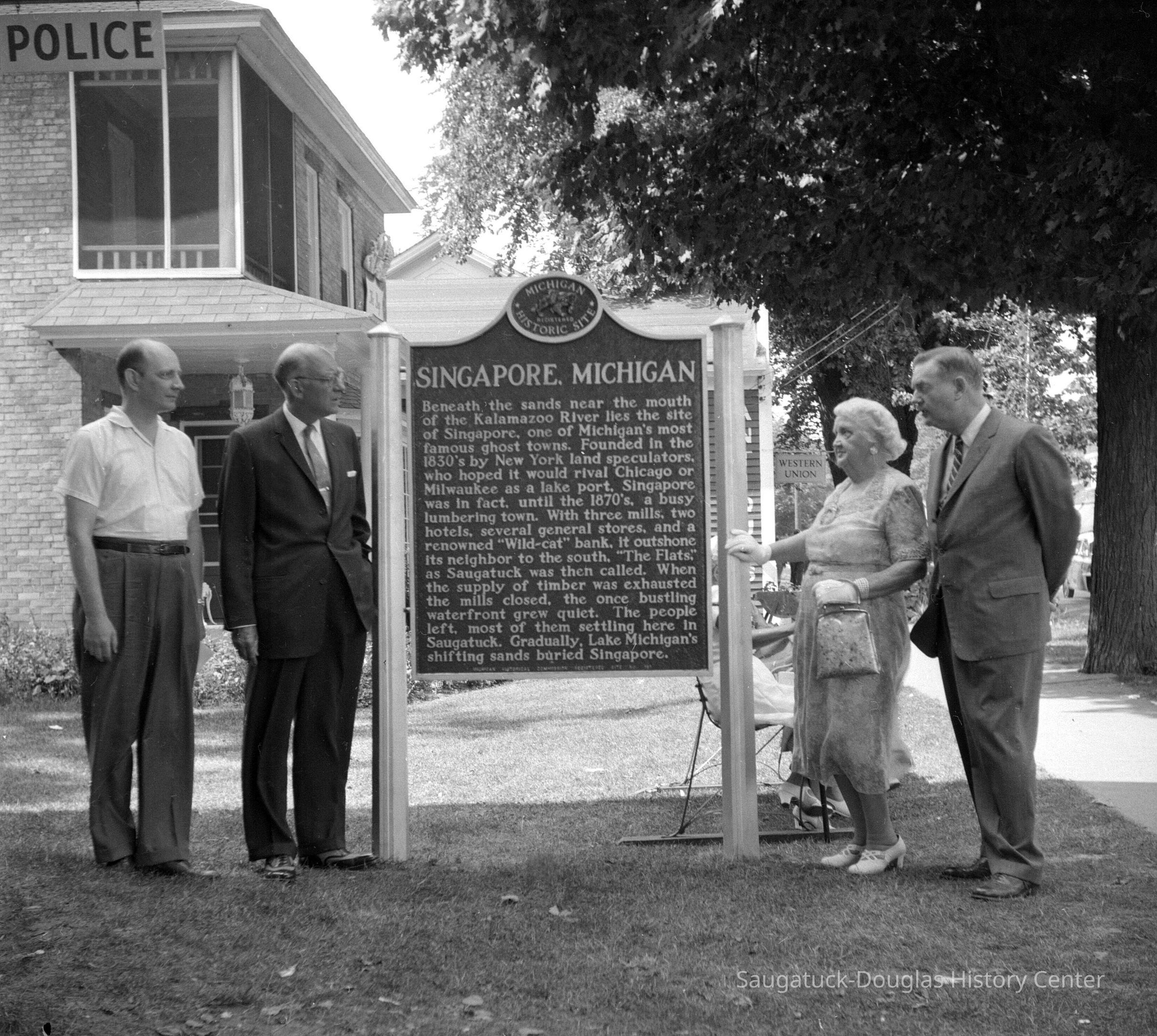 Singapore Historical Marker dedication 1958 picture number 1