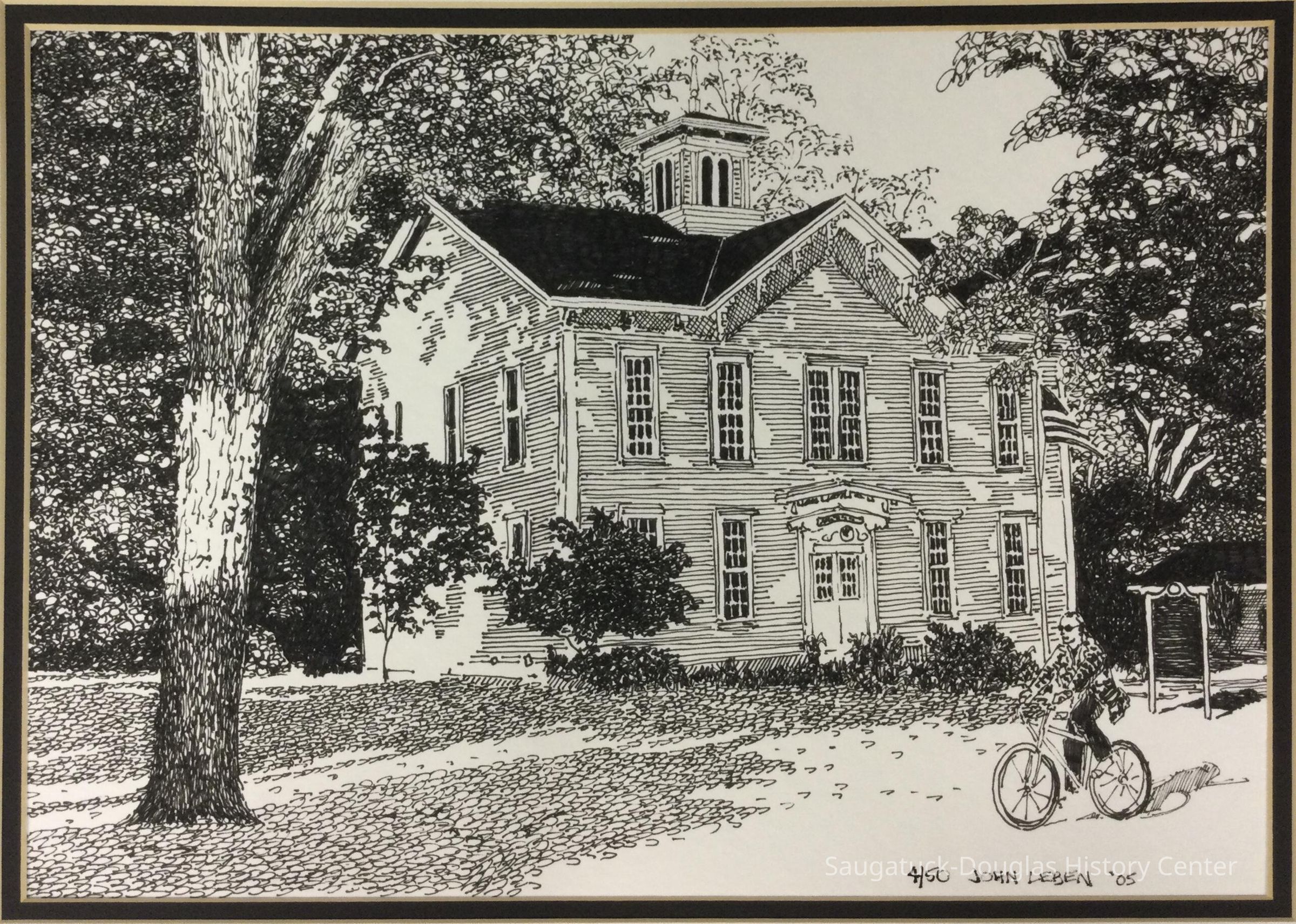          Print of a drawing by John Leben
   