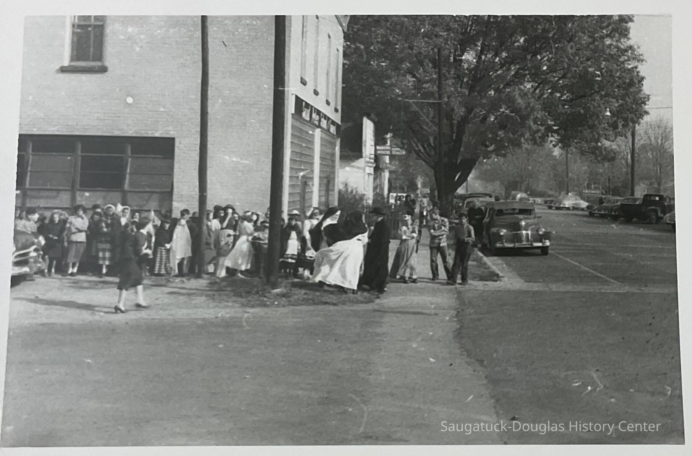 Douglas Street Scene, Catholic School corner of Spring and Center picture number 1