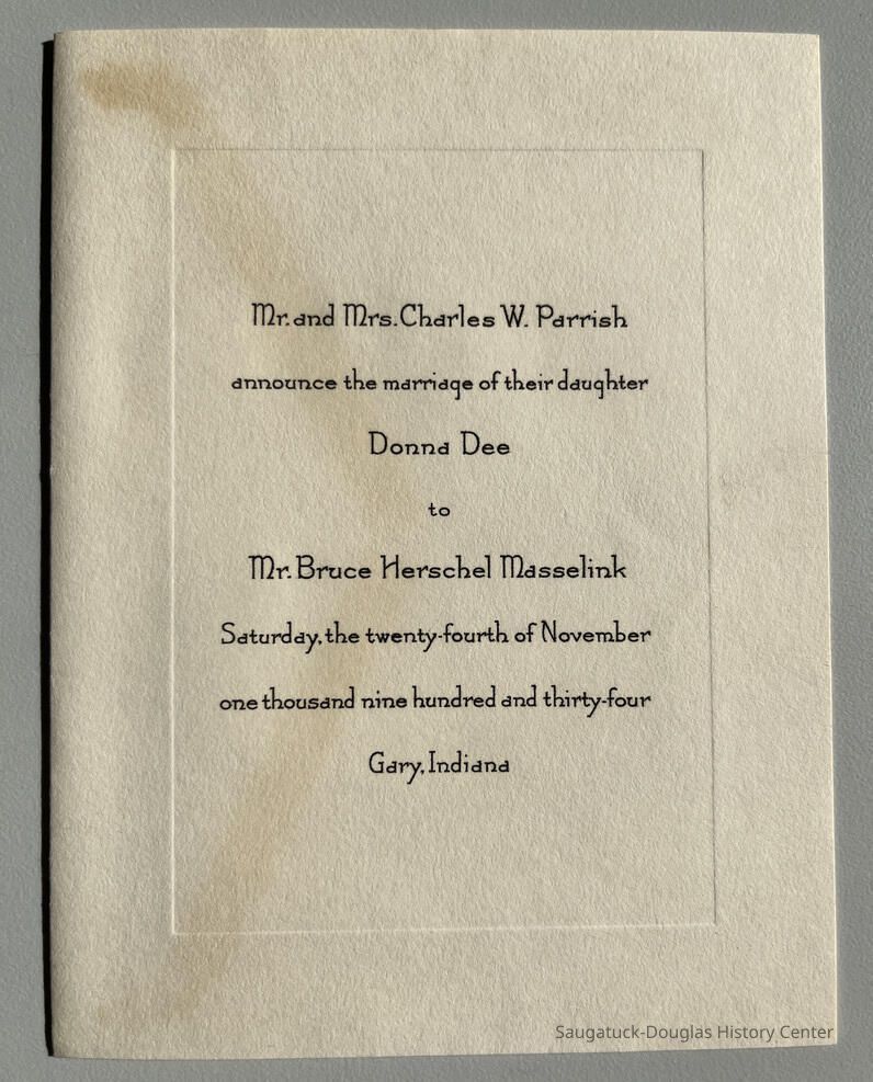 Parrish wedding invitation picture number 1