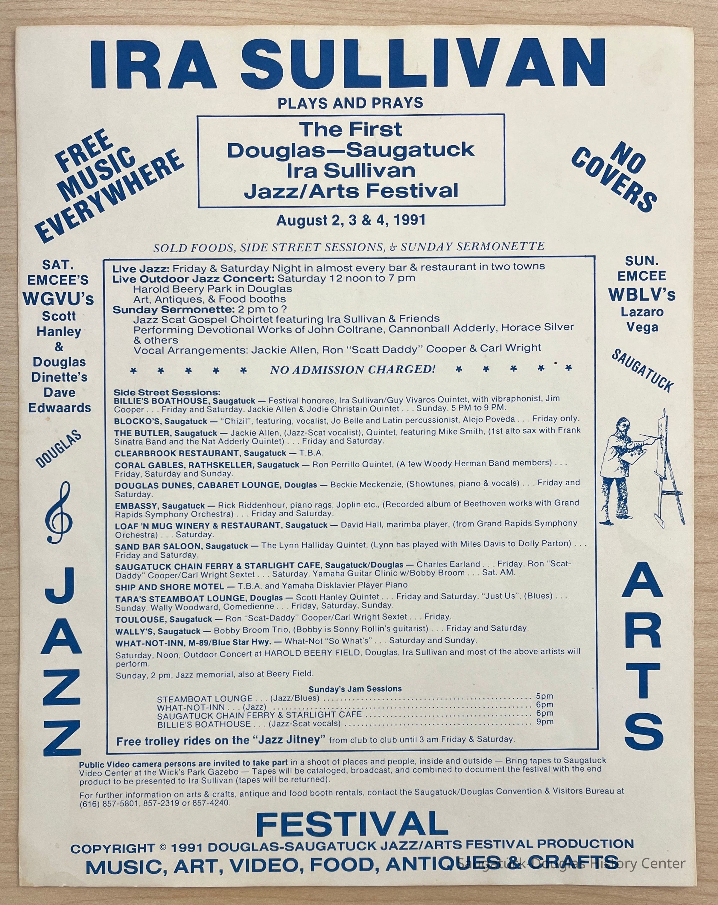 The First Douglas-Saugatuck Ira Sullivan Jazz/Arts Festival picture number 1