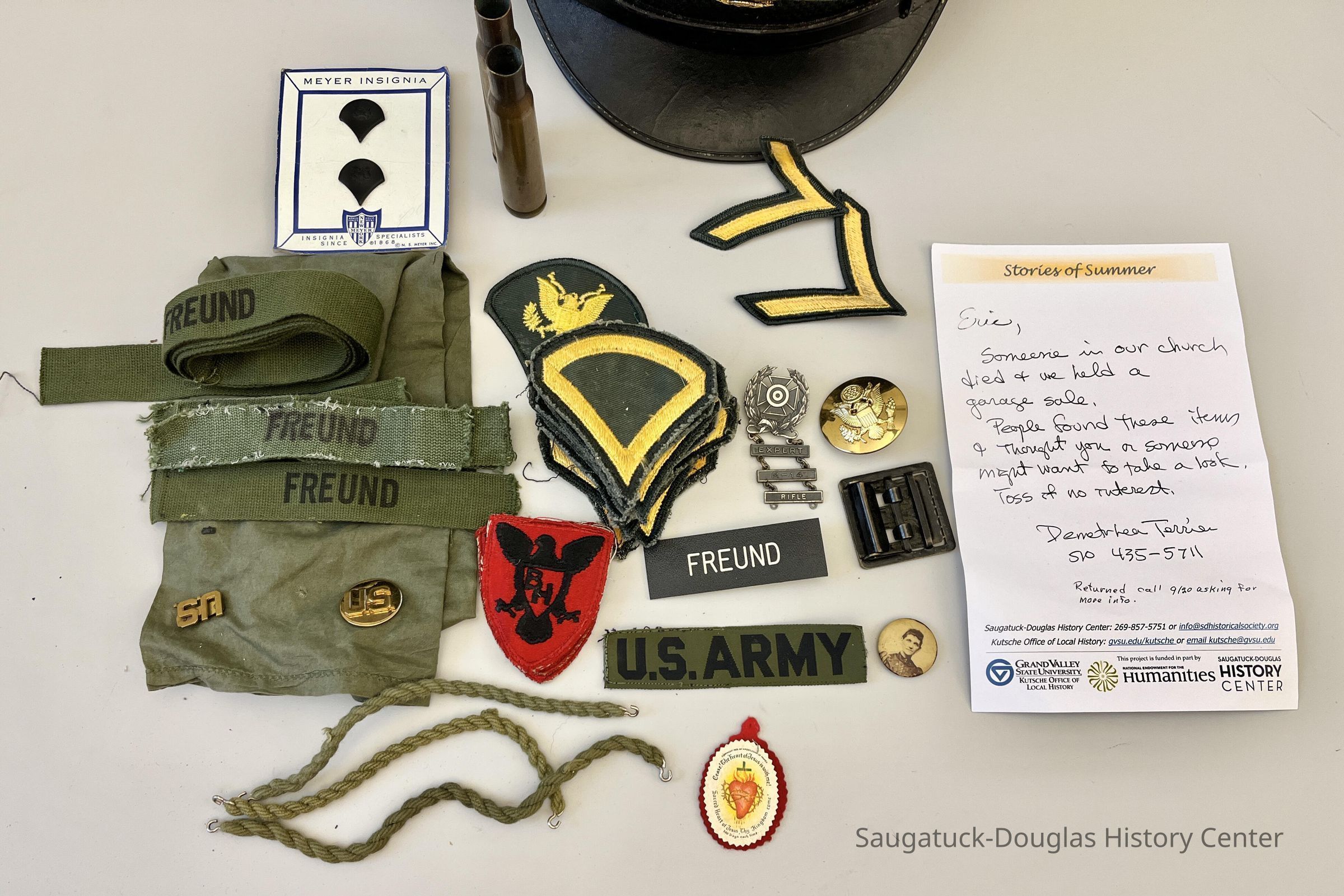 Myron Freund hat and insignia picture number 1