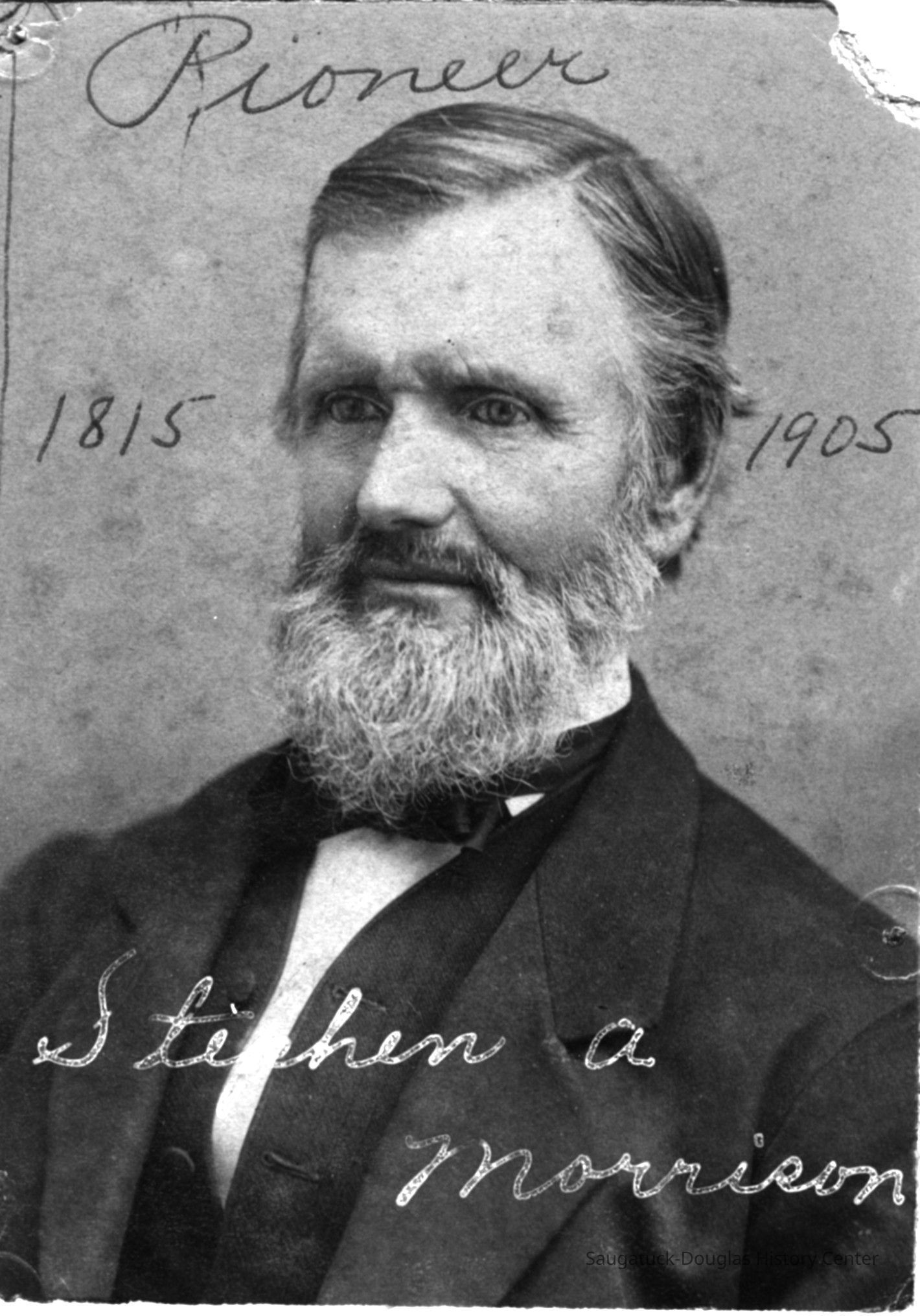 Stephen_Morrison-pioneer.jpg 457KB; Erik Peterson donation/Digital file on Jack Sheridan Drive 2021.72.02