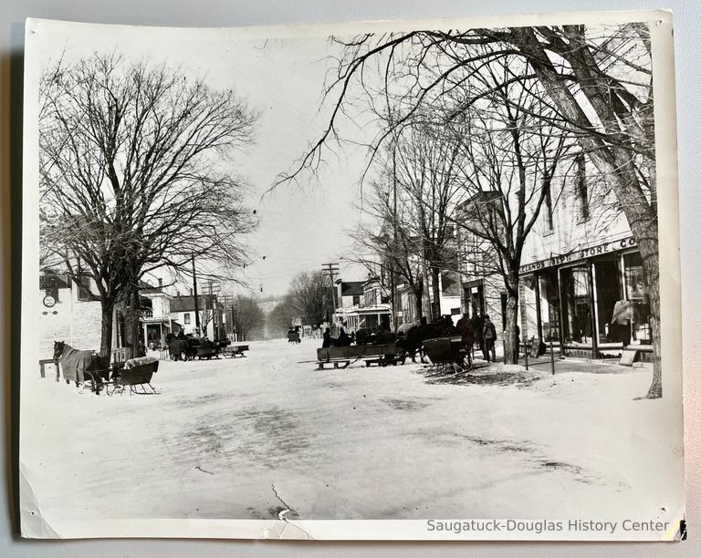          Butler Street in Winter with sleighs picture number 1
   