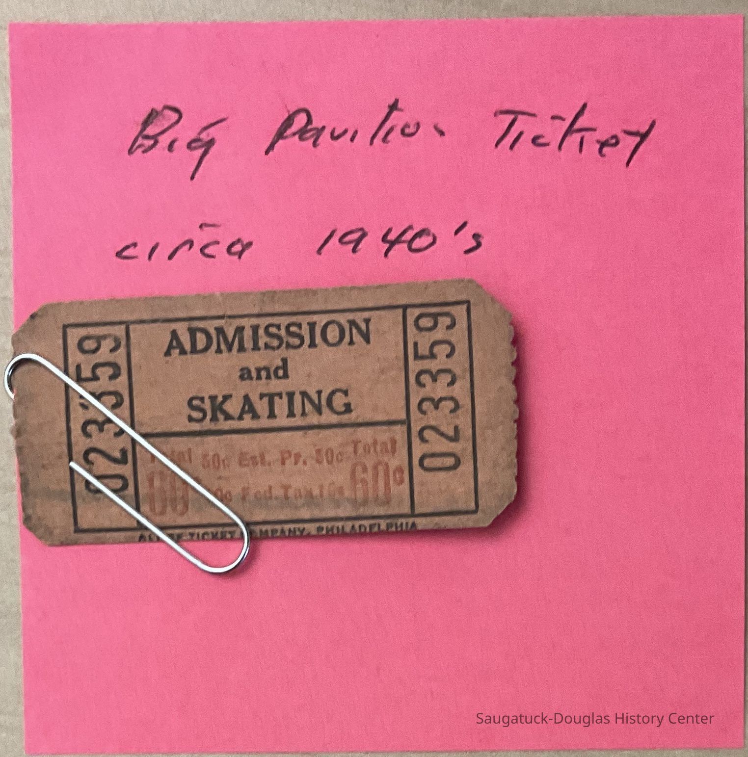Admission Ticket picture number 1