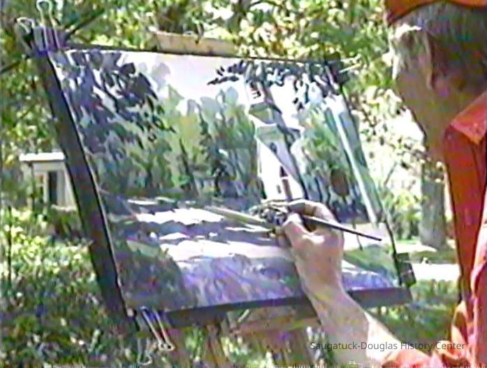 Painting on Location with Bob Fagan, 10 Douglas UCC Church picture number 1