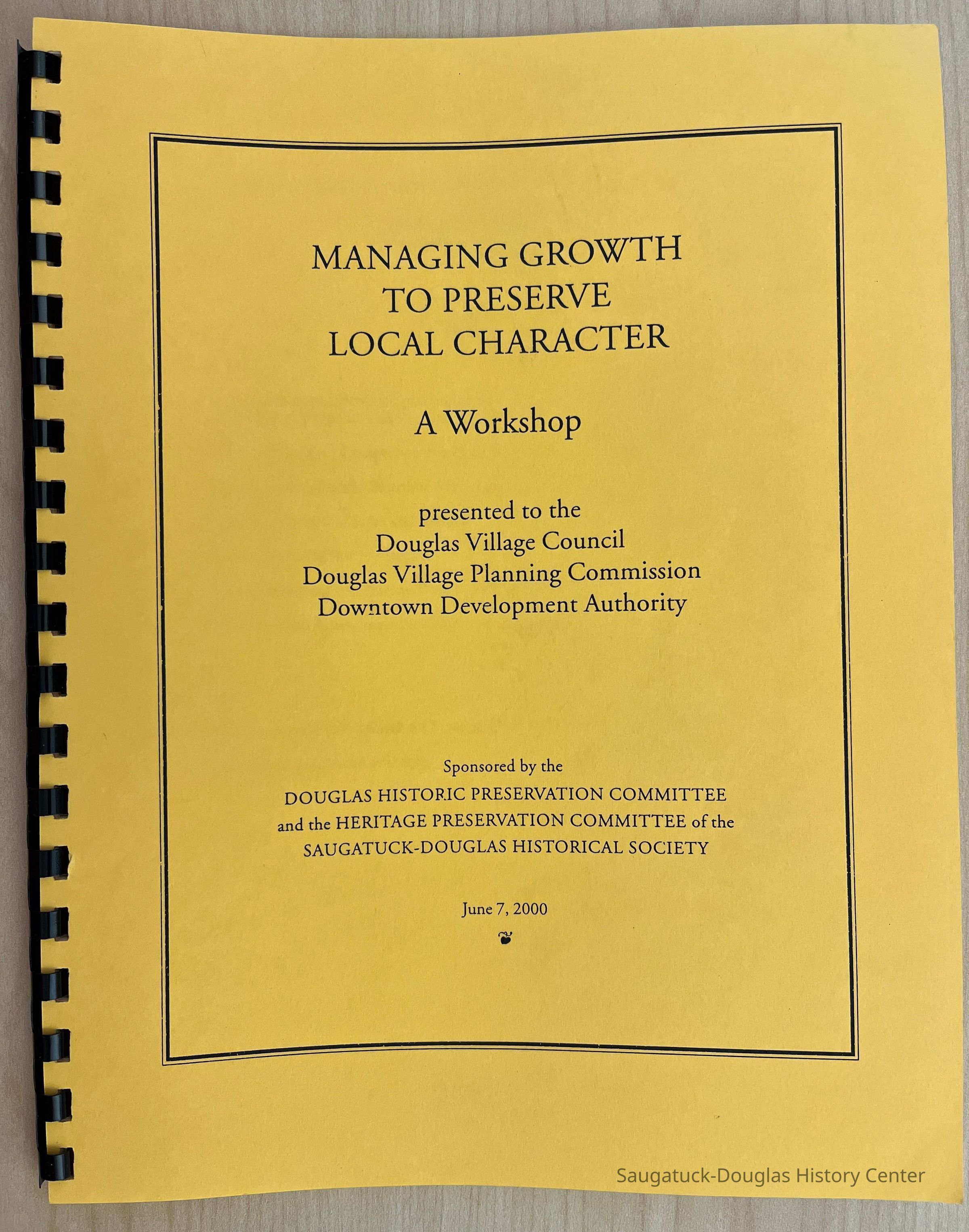 Managing Growth to Preserve Local Charachter picture number 1