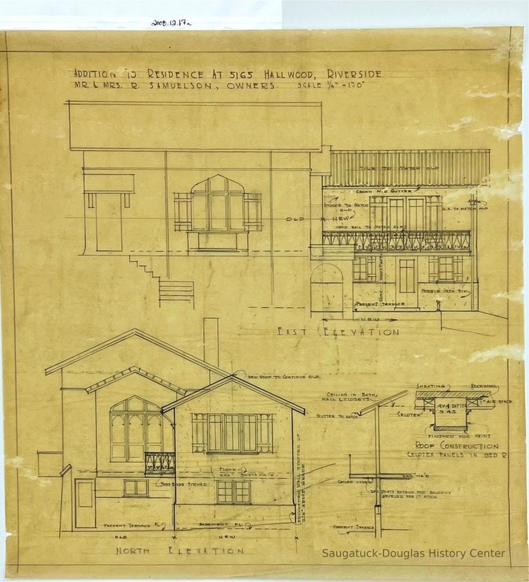          Addition To Residence At 5165 Hallwood, Riverside/Mr. & Mrs. Samuelson, Owners. (Samuelson) picture number 1
   