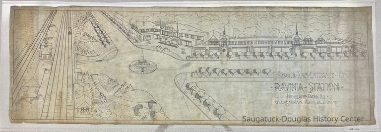          Proposed Town Entrance At Ravinia Station, Highland Park, Illinois picture number 1
   